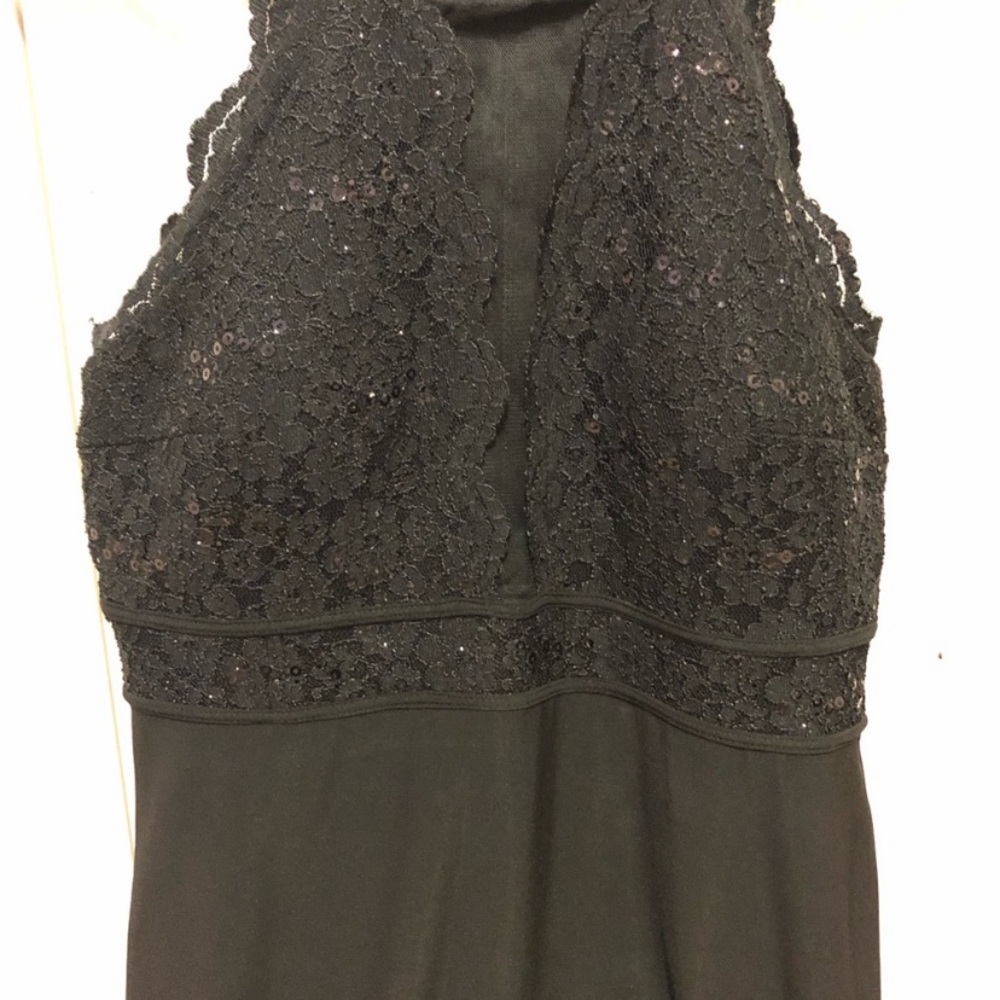 Black cocktail dress